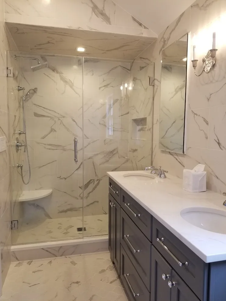 Manhasset Powder Room and Master Suite by Galante Building & Renovations, Inc. - Photo 6