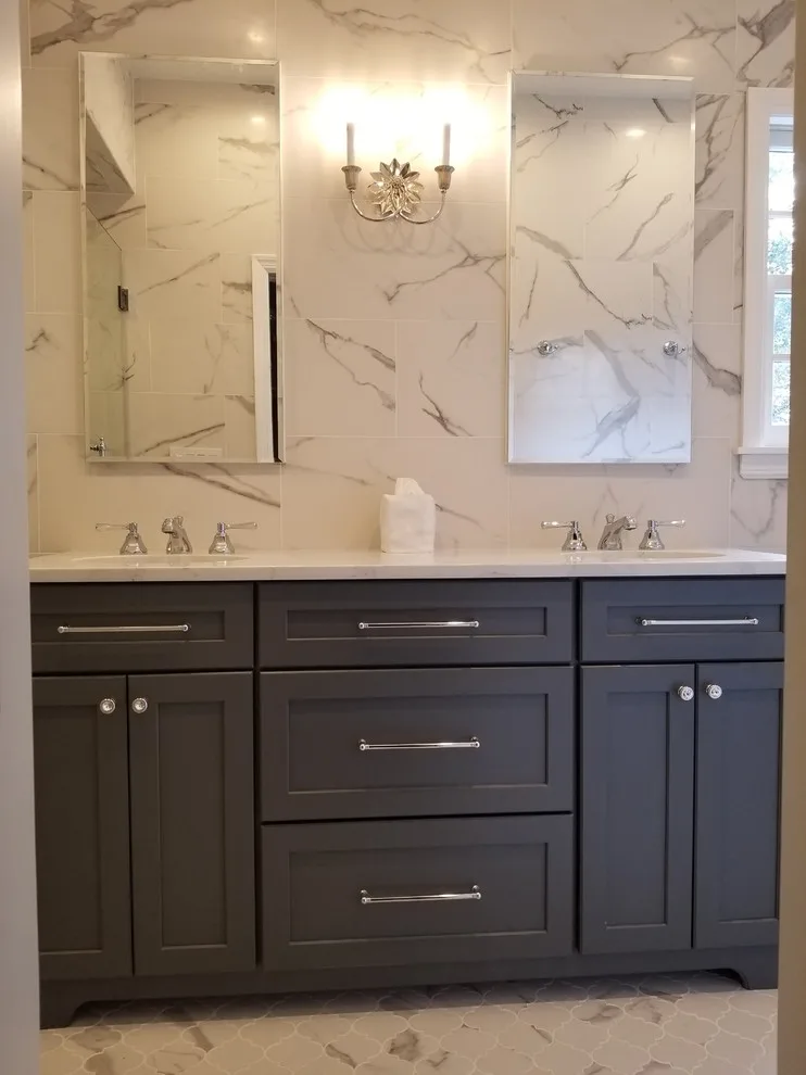 Manhasset Powder Room and Master Suite by Galante Building & Renovations, Inc. - Photo 3