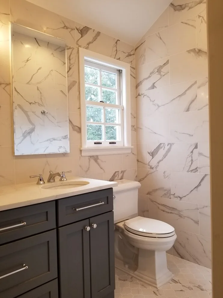 Manhasset Powder Room and Master Suite by Galante Building & Renovations, Inc. - Photo 7
