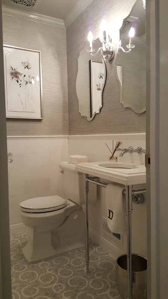 Manhasset Powder Room and Master Suite by Galante Building & Renovations, Inc. - Photo 2