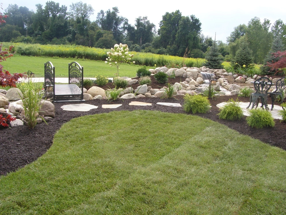 Front Yard Water Fall and Landscape by Gossel Lawn And Landscape - Photo 21