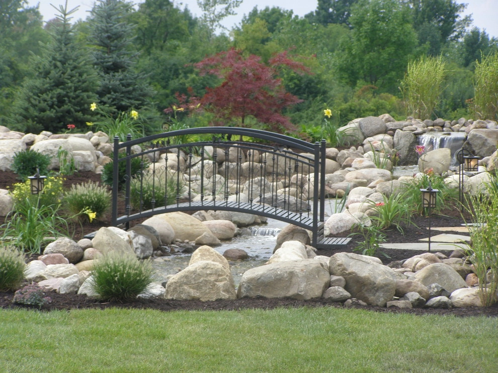 Front Yard Water Fall and Landscape by Gossel Lawn And Landscape - Photo 32