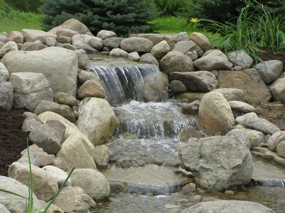 Front Yard Water Fall and Landscape by Gossel Lawn And Landscape - Photo 20