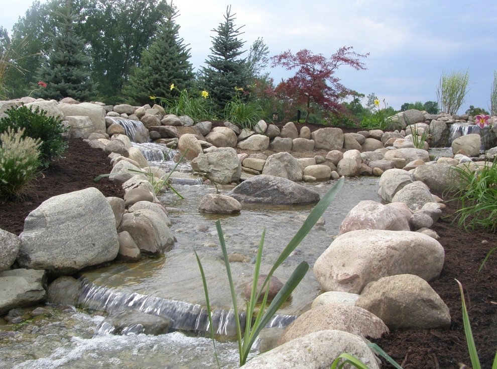 Front Yard Water Fall and Landscape by Gossel Lawn And Landscape - Photo 19