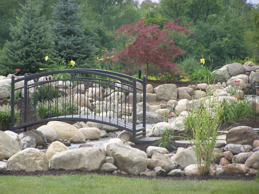 Front Yard Water Fall and Landscape by Gossel Lawn And Landscape - Photo 17