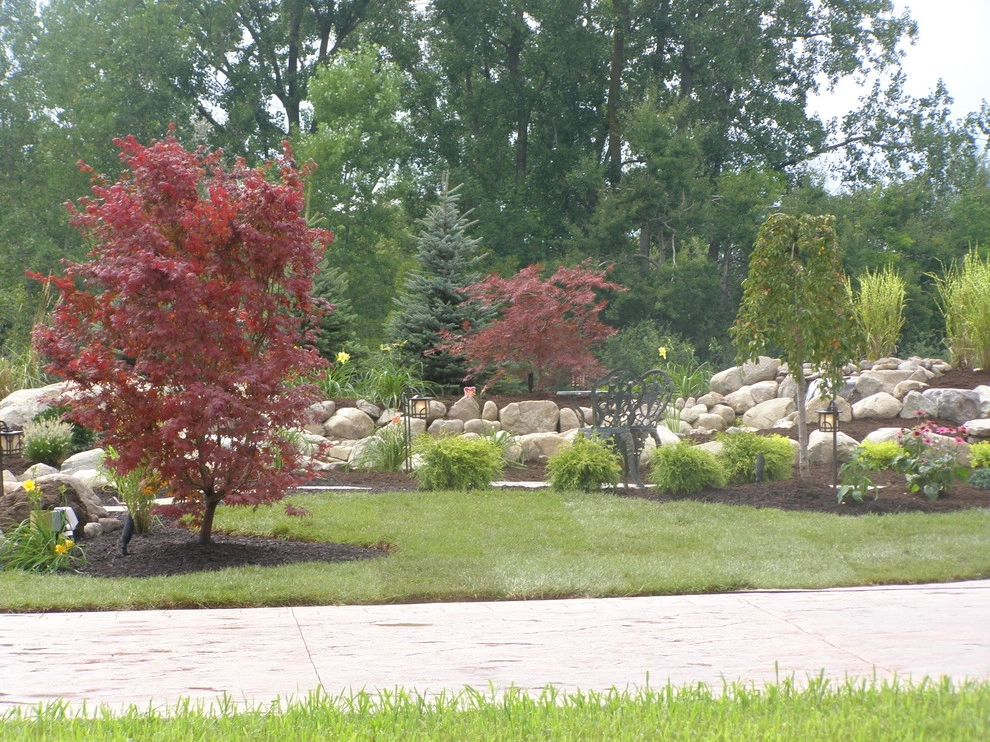 Front Yard Water Fall and Landscape by Gossel Lawn And Landscape - Photo 38