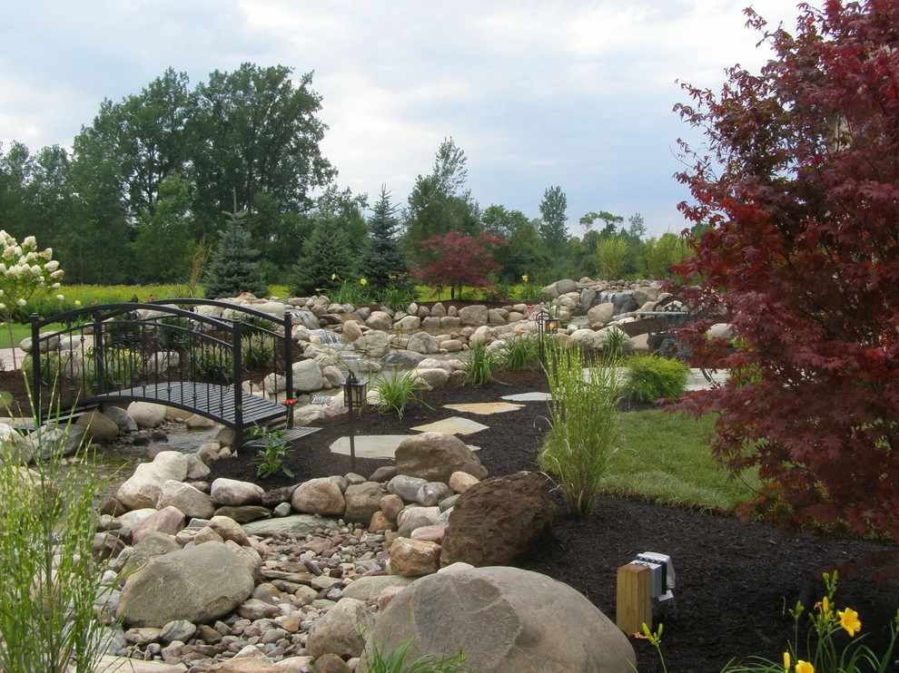 Front Yard Water Fall and Landscape by Gossel Lawn And Landscape - Photo 22