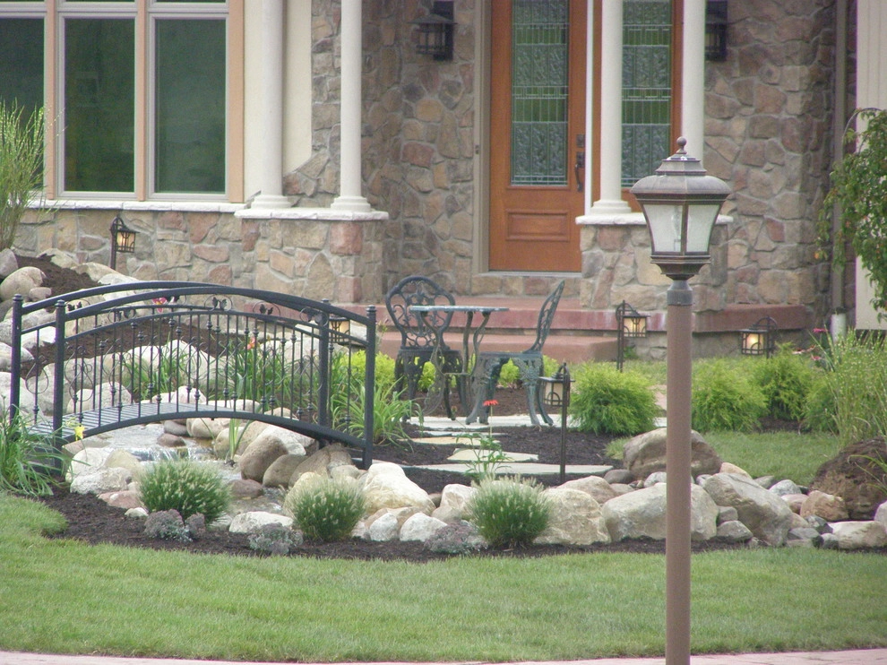 Front Yard Water Fall and Landscape by Gossel Lawn And Landscape - Photo 13