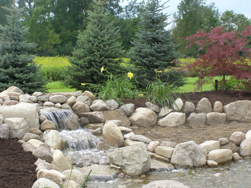 Front Yard Water Fall and Landscape by Gossel Lawn And Landscape - Photo 35