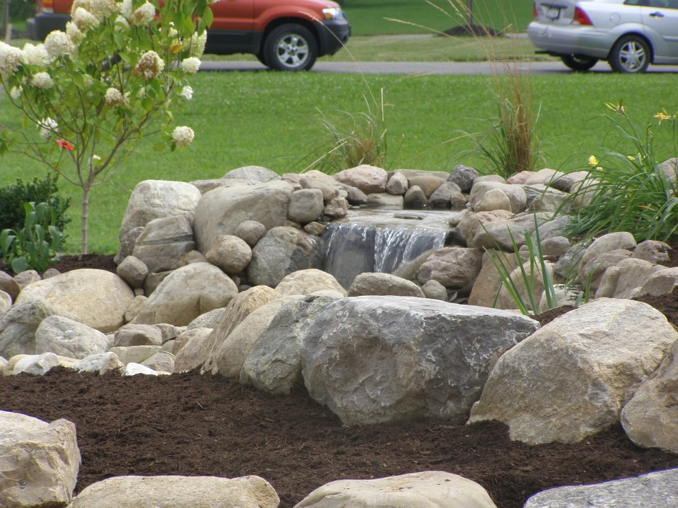 Front Yard Water Fall and Landscape by Gossel Lawn And Landscape - Photo 11