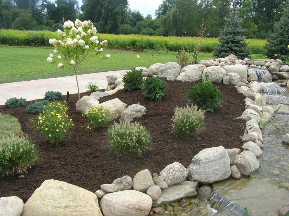 Front Yard Water Fall and Landscape by Gossel Lawn And Landscape - Photo 25