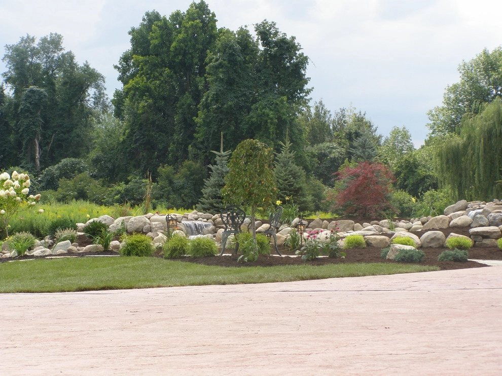 Front Yard Water Fall and Landscape by Gossel Lawn And Landscape - Photo 39