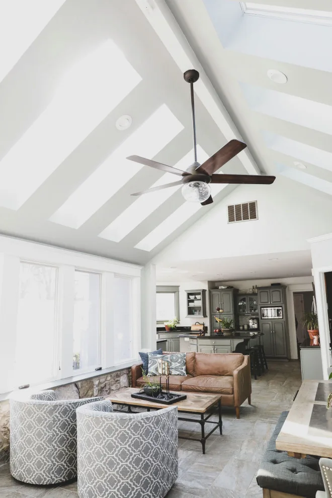 European Rustic Contemporary Sunroom/Kitchen by Becca Robbins Interior Design - Photo 12