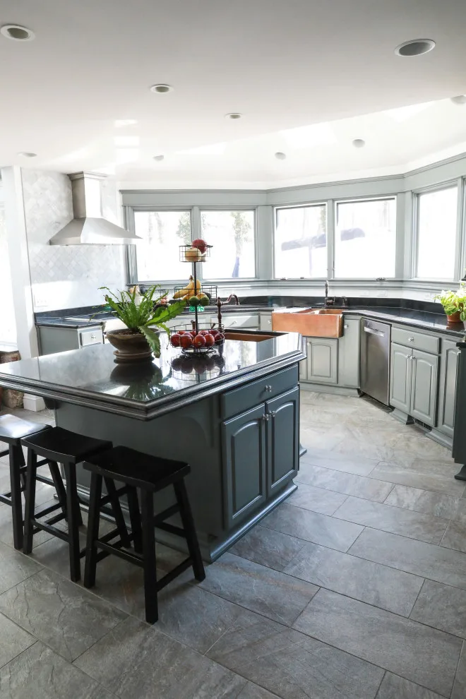 European Rustic Contemporary Sunroom/Kitchen by Becca Robbins Interior Design - Photo 5