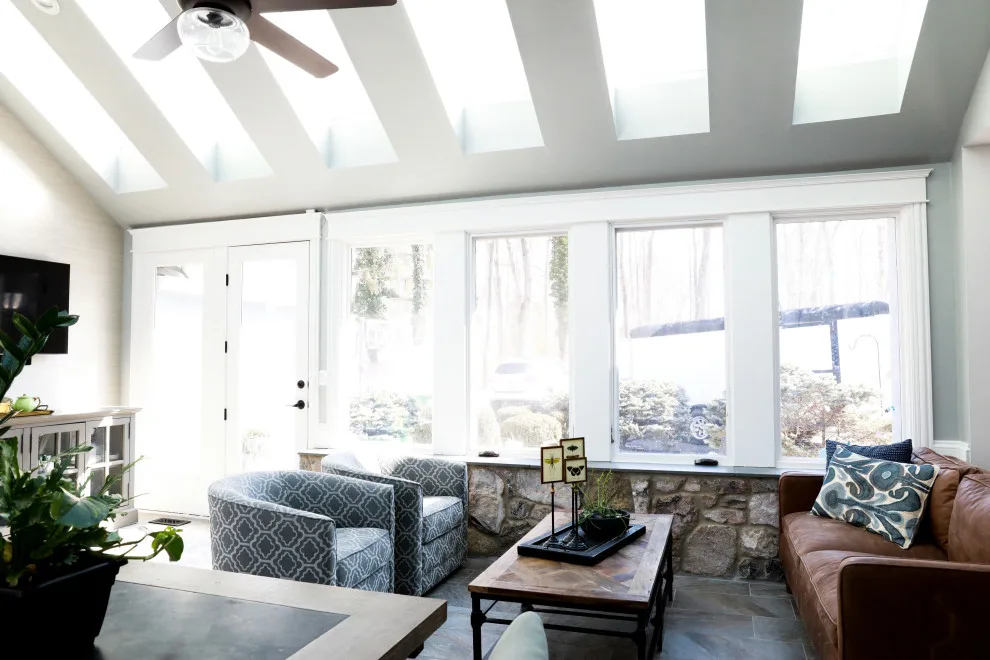 European Rustic Contemporary Sunroom/Kitchen by Becca Robbins Interior Design - Photo 17