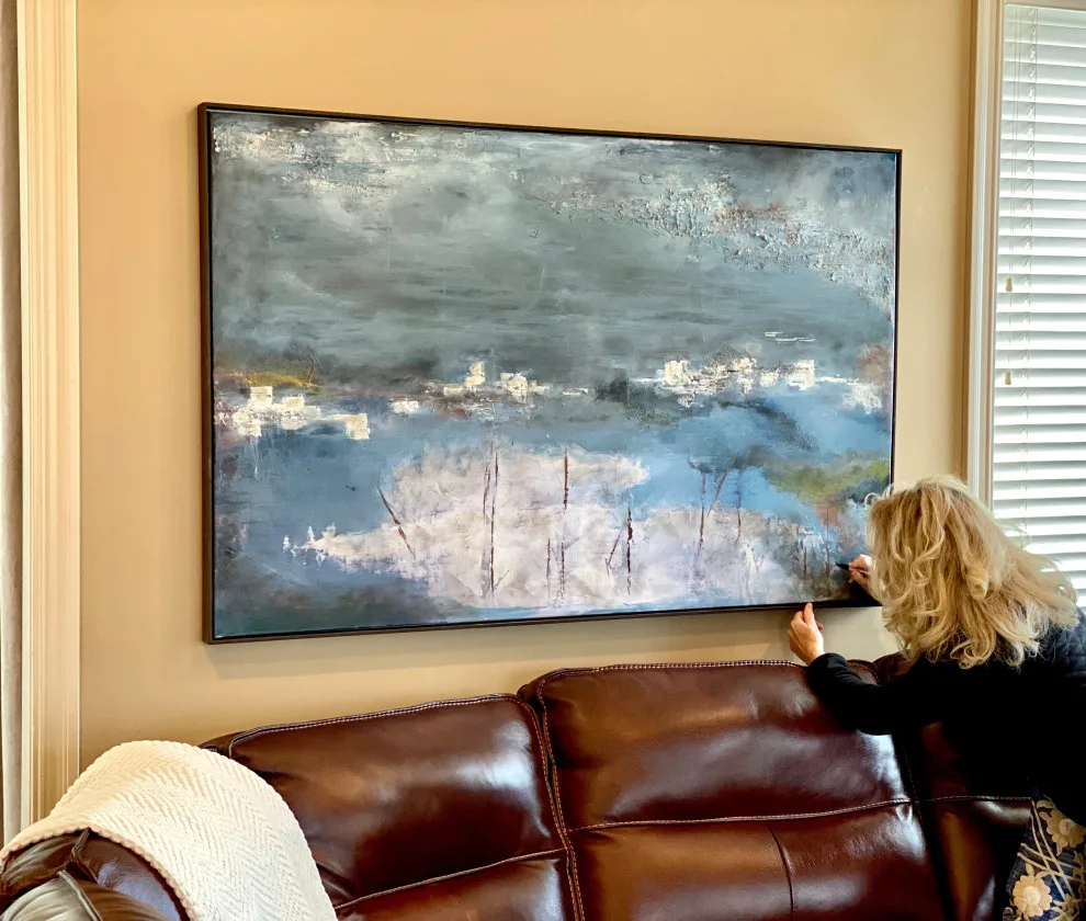 Commissioned Custom Artwork for Clients by Surface To Surface Interior Design/Construction - Photo 21