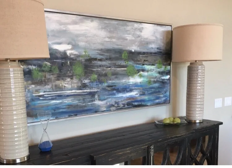 Commissioned Custom Artwork for Clients by Surface To Surface Interior Design/Construction - Photo 22