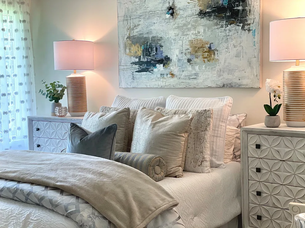 Ocean Hues | Bedroom Renovation by A. Logan Designs, LLC - Photo 9