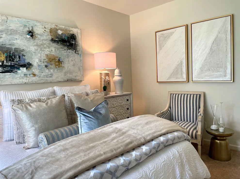 Ocean Hues | Bedroom Renovation by A. Logan Designs, LLC - Photo 11