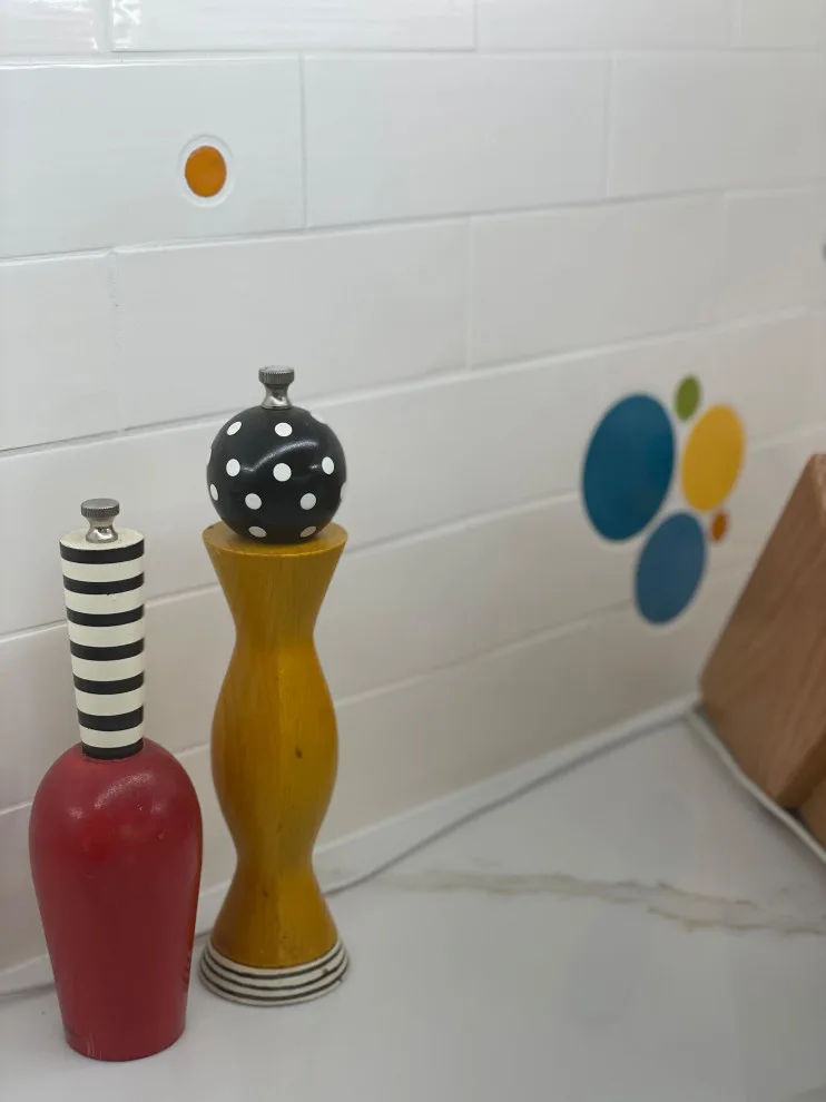 Colorful Kitchen Makeover with Bubble Backsplash by Amy's Paint And Remodeling Solutions - Photo 10