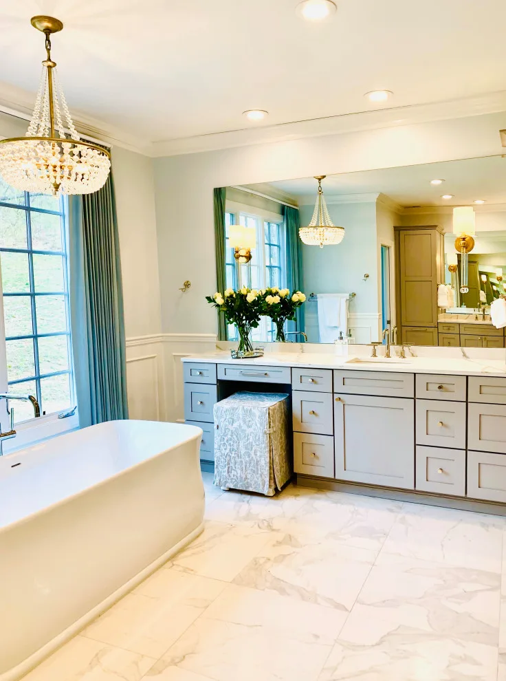 Tyne Boulevard Primary Bathroom and Closet by Arlene Gold Design - Photo 12