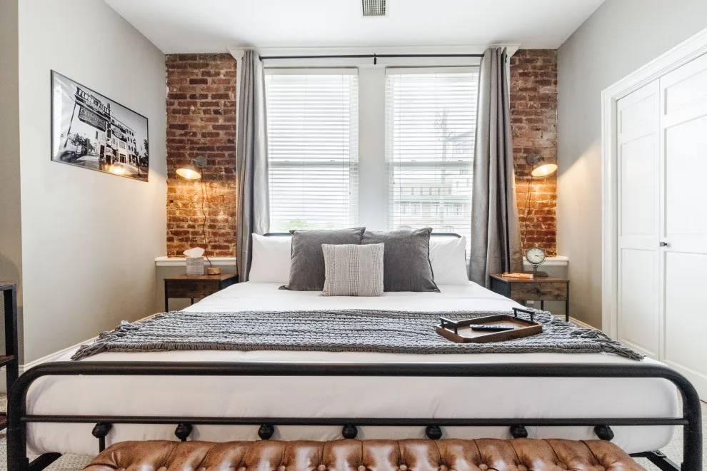 Chic Industrial/Rustic Loft-Inspired Full-Service Airbnb Design by Interiors À La Mode, LLC - Photo 9