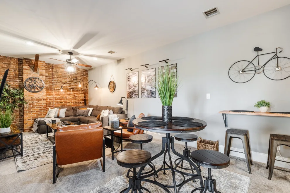 Chic Industrial/Rustic Loft-Inspired Full-Service Airbnb Design by Interiors À La Mode, LLC - Photo 32