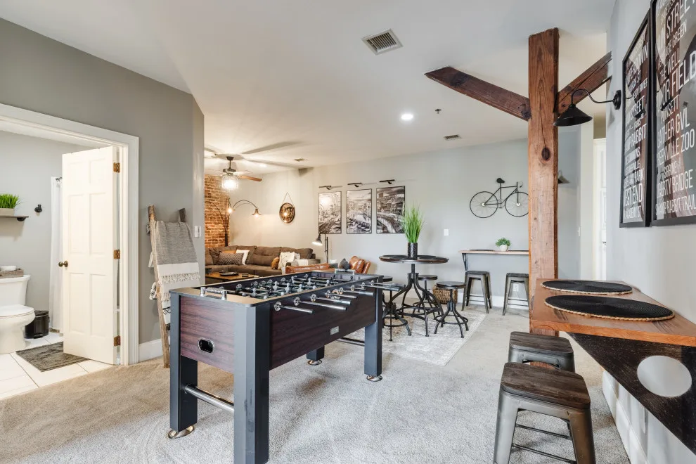 Chic Industrial/Rustic Loft-Inspired Full-Service Airbnb Design by Interiors À La Mode, LLC - Photo 17