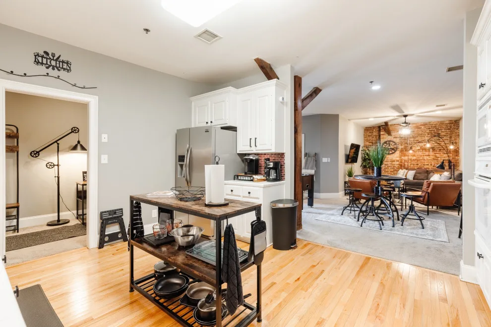 Chic Industrial/Rustic Loft-Inspired Full-Service Airbnb Design by Interiors À La Mode, LLC - Photo 22