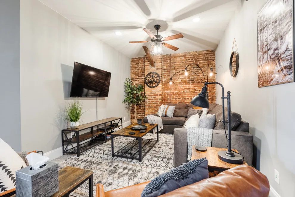 Chic Industrial/Rustic Loft-Inspired Full-Service Airbnb Design by Interiors À La Mode, LLC - Photo 6