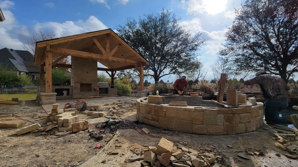 Lost Valley Spa Addition and Outdoor Living Area by Graves Landscape & Outdoor Living - Photo 3