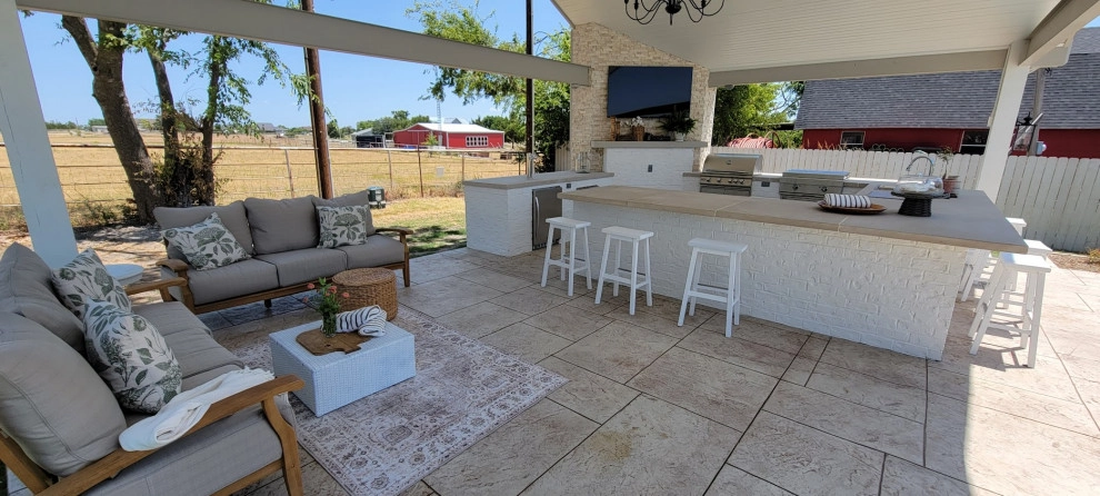 Breezy Hill Farmhouse Outdoor Kitchen by Graves Landscape & Outdoor Living - Photo 3