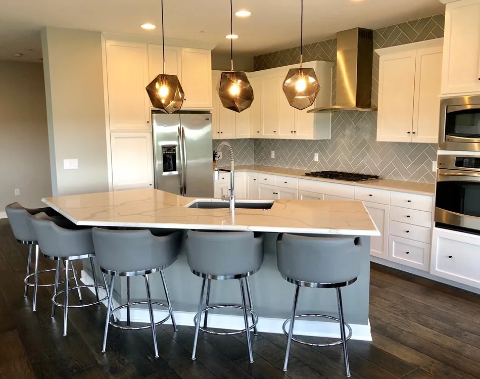 A luxurious high-rise condominium undergoes a significant renovation. by Surface To Surface Interior Design/Construction - Photo 10