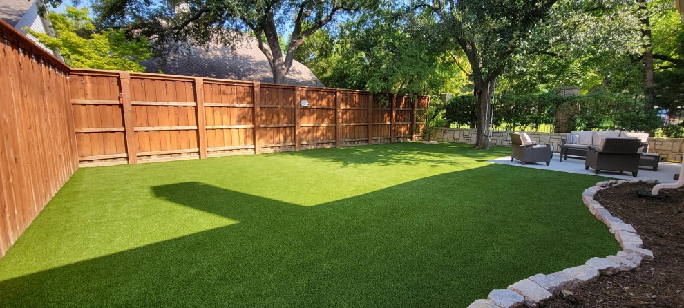 Dallas Synthetic Grass Backyard Before and Afters by Graves Landscape & Outdoor Living - Photo 2