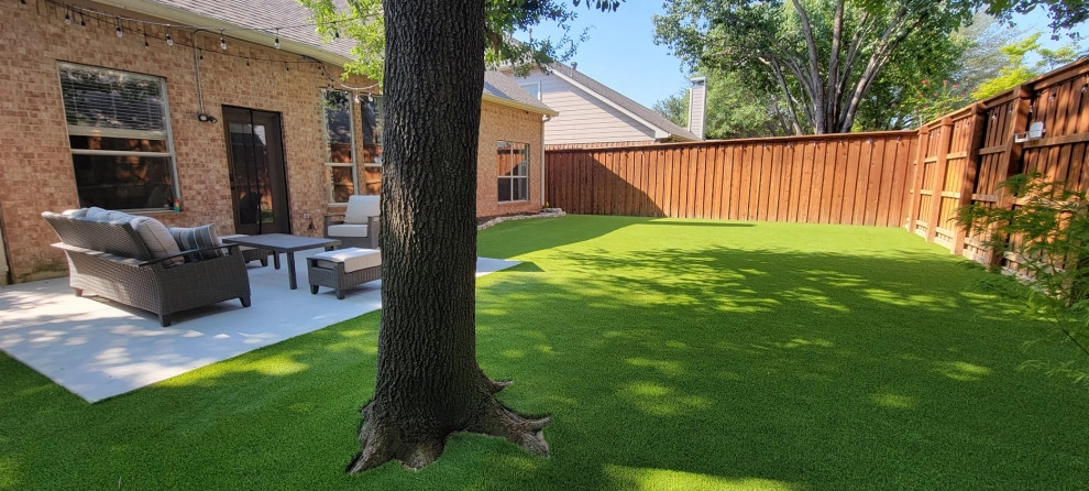 Dallas Synthetic Grass Backyard Before and Afters by Graves Landscape & Outdoor Living - Photo 4