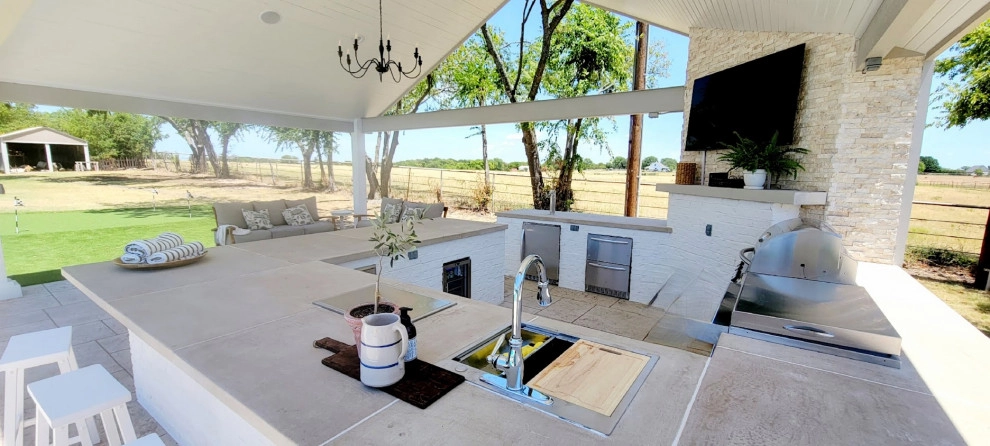Breezy Hill Farmhouse Outdoor Kitchen by Graves Landscape & Outdoor Living - Photo 2