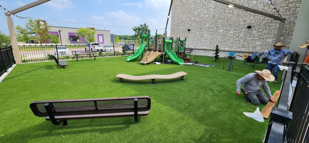 Brookshires Synthetic Grass Playground by Graves Landscape & Outdoor Living - Photo 4