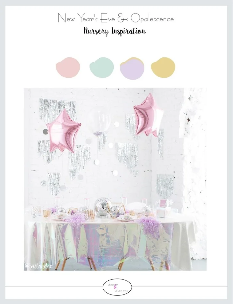 New Year's Eve and Iridescent Nursery by Interiors By SarahRose - Photo 2