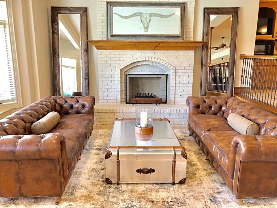 Rustic Twist with Transitional Elements and Clean Style Featuring a 20’ Firepit by Surface To Surface Interior Design/Construction - Photo 13