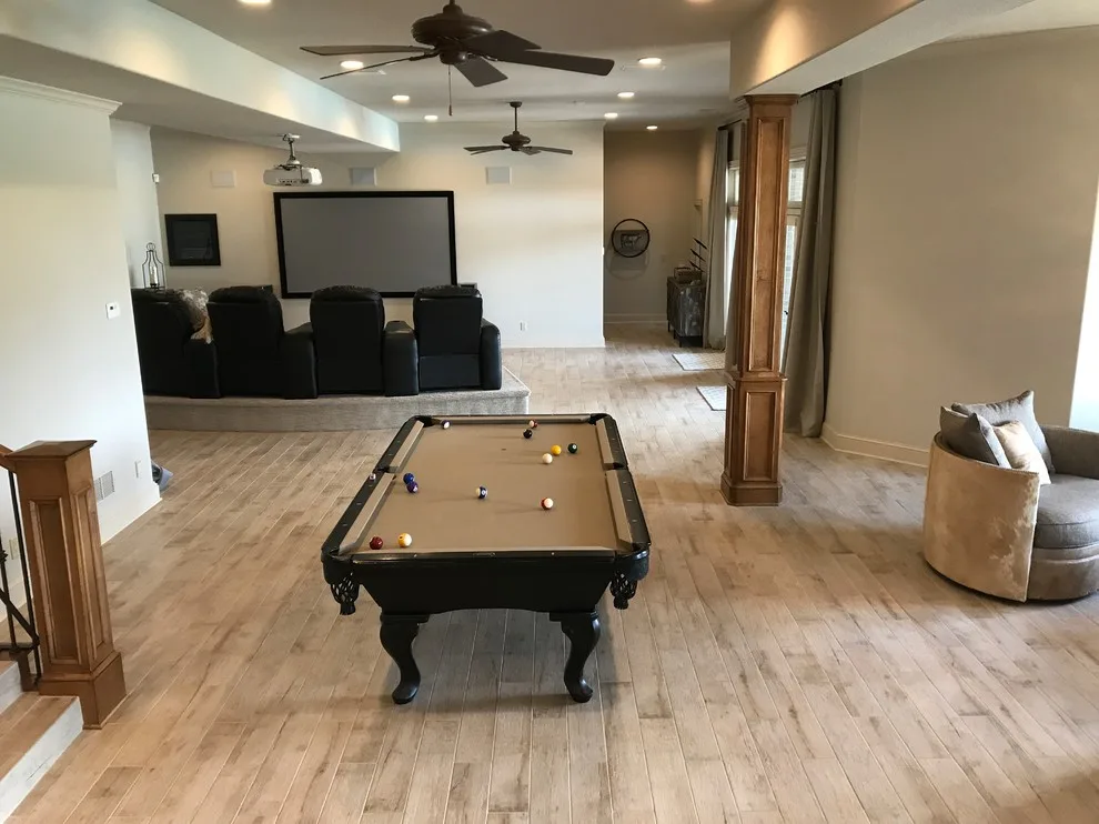 Rustic Twist with Transitional Elements and Clean Style Featuring a 20’ Firepit by Surface To Surface Interior Design/Construction - Photo 9