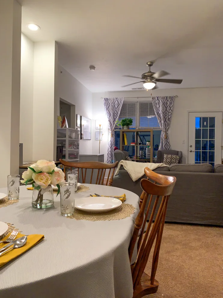Living and Dining Space in an Apartment by Shine Bright Design - Photo 9