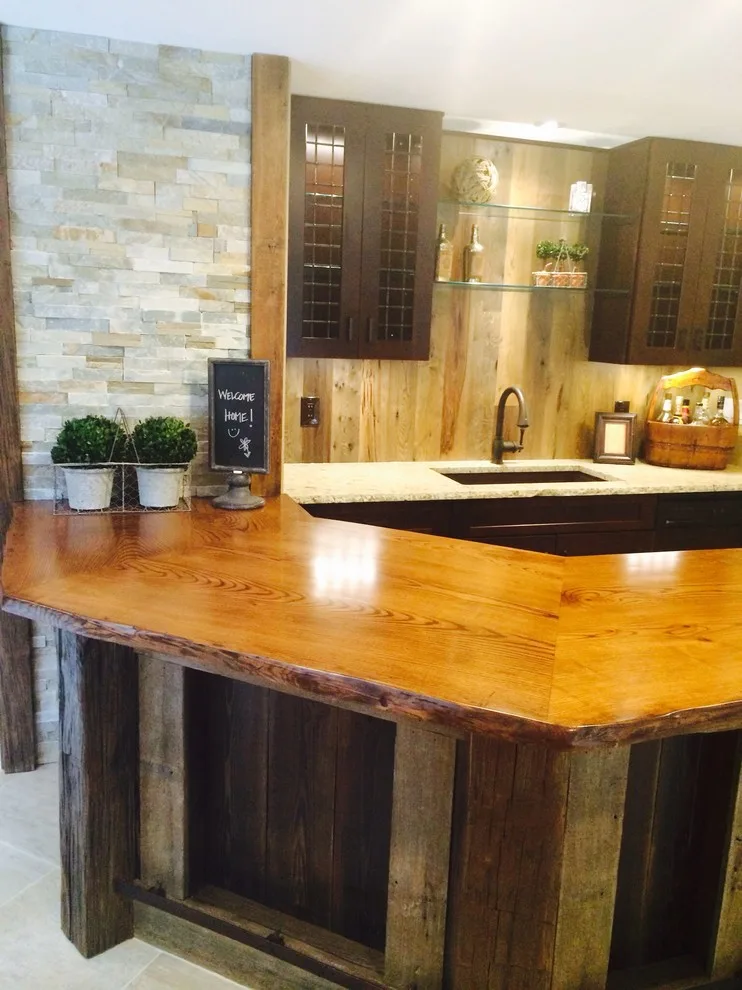 Personalized Upcycled Timber Bar by Tanya Rynicke Interiors, LLC - Photo 6