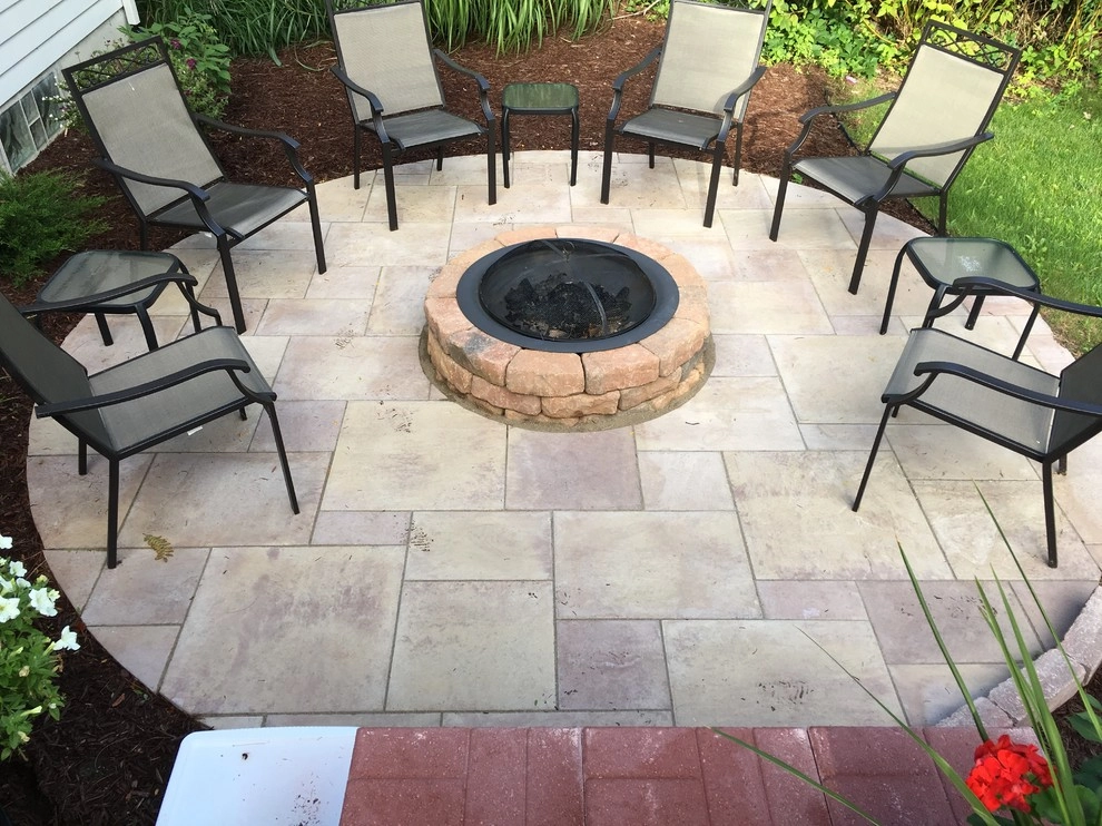 Brick Patio with Firepit by Green Concepts Landscaping - Photo 2