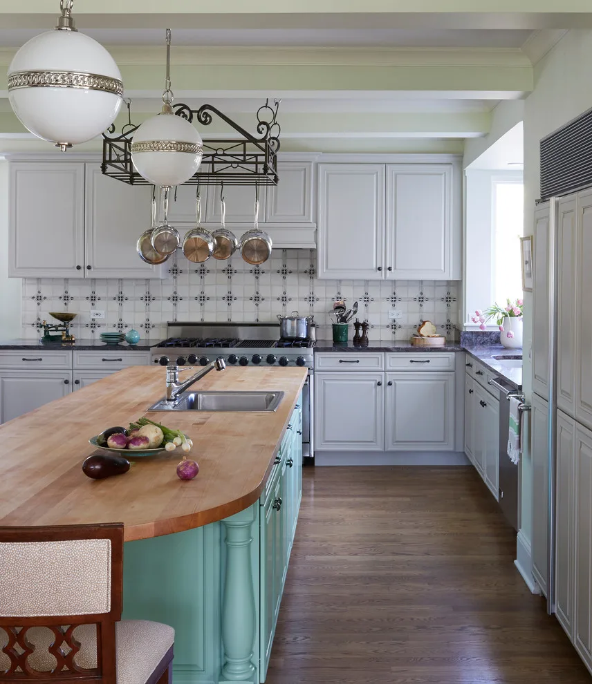 Lake Forest European Kitchen Renovation by Tina Dann-Fenwick Interiors - Photo 3
