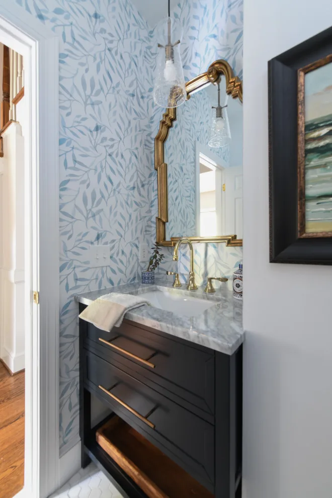 Forest Powder Room by Kelly Marino Designs - Photo 2