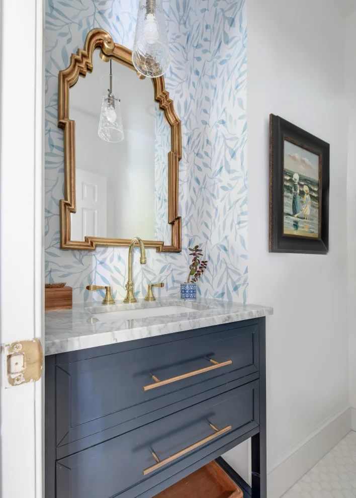 Forest Powder Room by Kelly Marino Designs - Photo 3