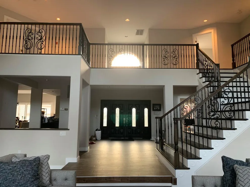 Bespoke Iron Staircase by Sherry Frederick Interior Designs & Co - Photo 2