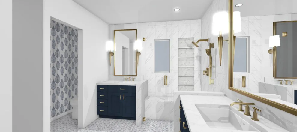 Bennet Primary Bathroom by Deisi Vazquez Interiors - Photo 2