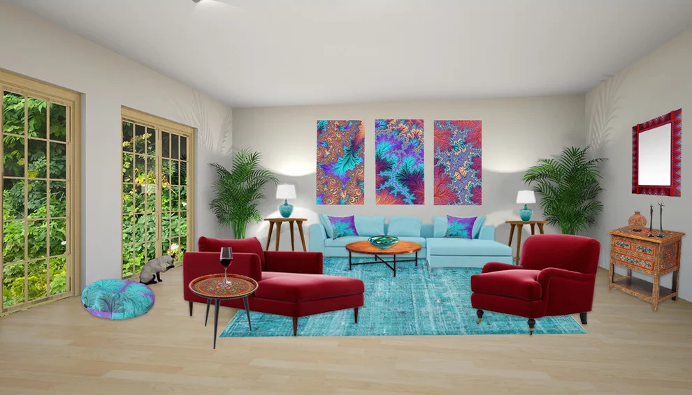 Eclectic Living Room - Edesign by Northern Lights Home Staging And Design - Photo 2