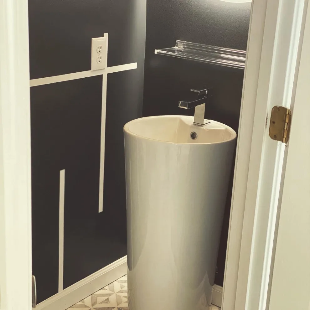 Beyond the Ordinary Powder Room by Kate Grzymala Design - Photo 3